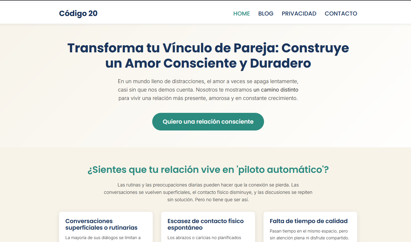 Método Código 20